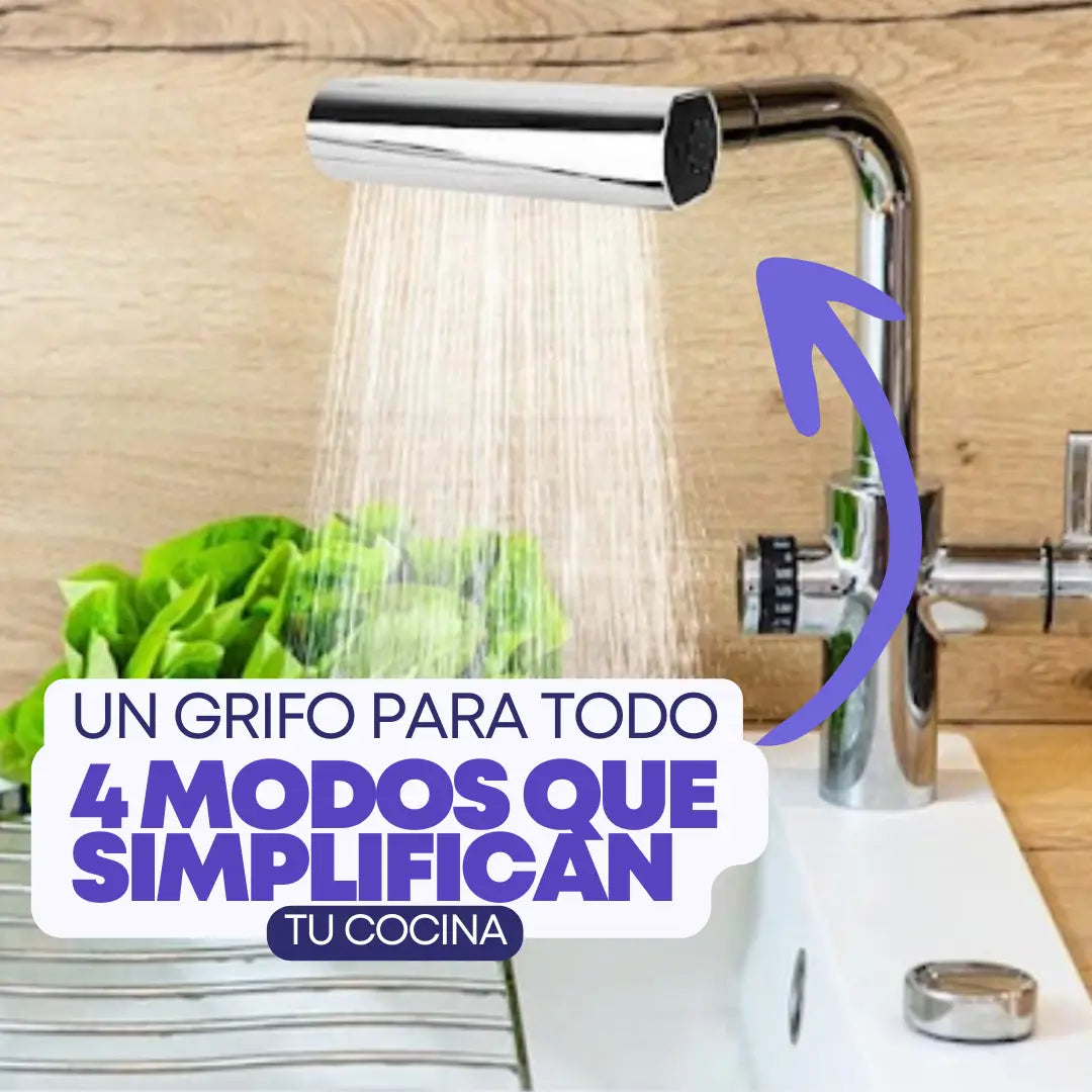 Grifo de Cocina 360° Antisalpicaduras