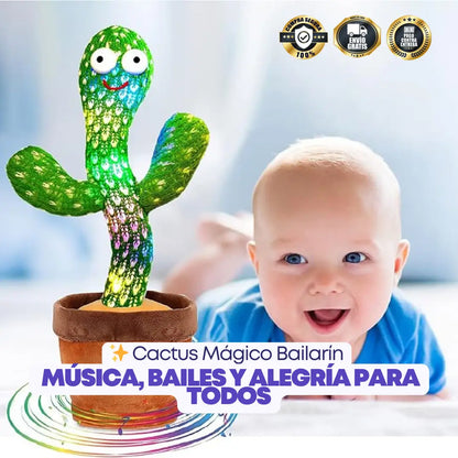 🌵Cactus Mágico Bailarín - Diversión Sin Fin para Grandes y Pequeños🌠