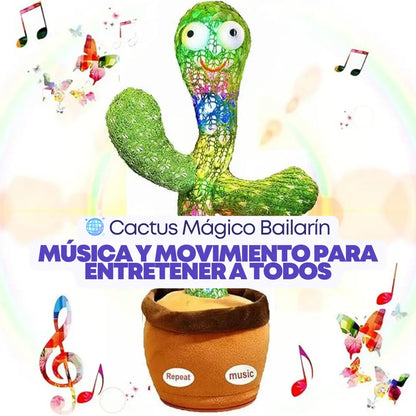 🌵Cactus Mágico Bailarín - Diversión Sin Fin para Grandes y Pequeños🌠