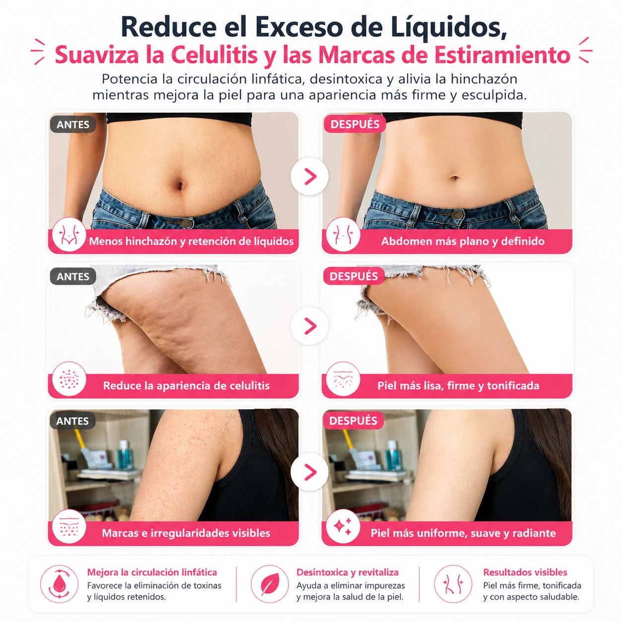 Reduce visiblemente la celulitis en 15 sin salir de casa