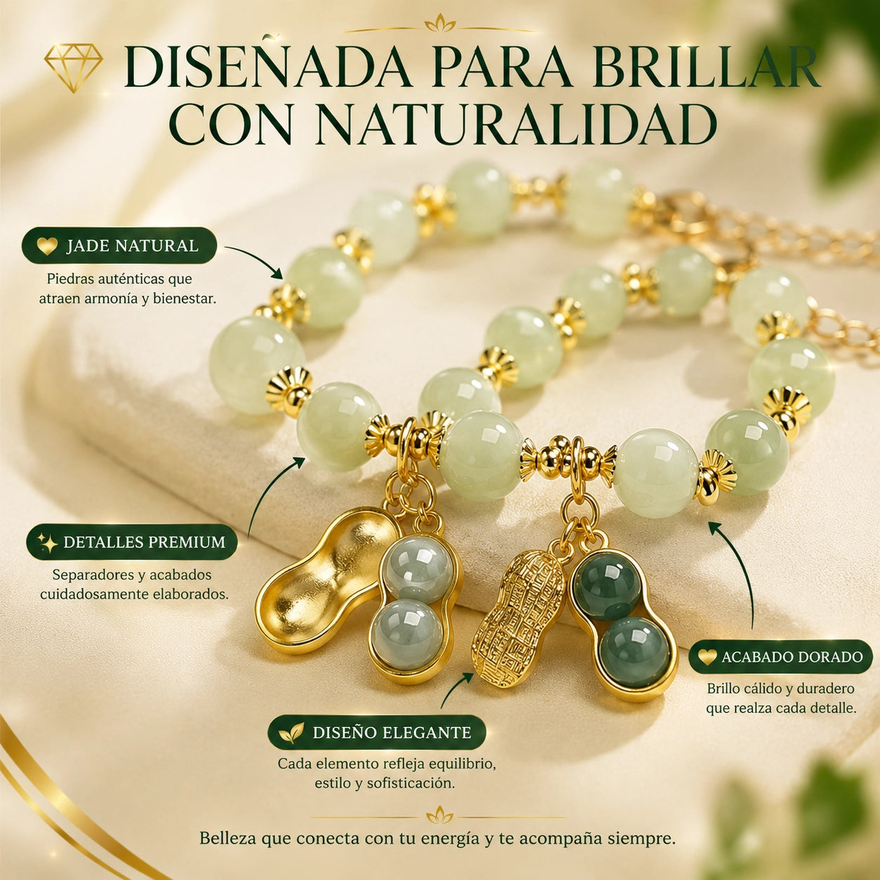 El brazalete que atrae abundancia desde el primer día