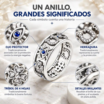 El anillo que lleva tu protección y tu suerte contigo en cada paso que das