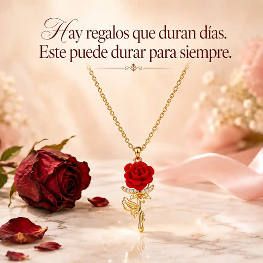El collar que le recuerda todos los días que tu amor no se marchita