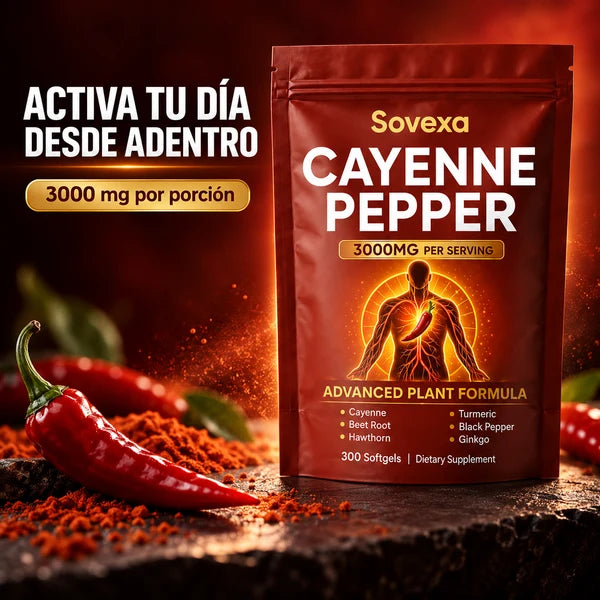 Las cápsulas de pimienta de cayena que le devuelven la ligereza a tus piernas en semanas