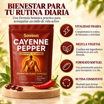 Las cápsulas de pimienta de cayena que le devuelven la ligereza a tus piernas en semanas
