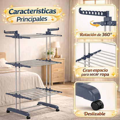 Olvídate de tender ropa por toda la casa y recupera tu espacio hoy mismo 🏠