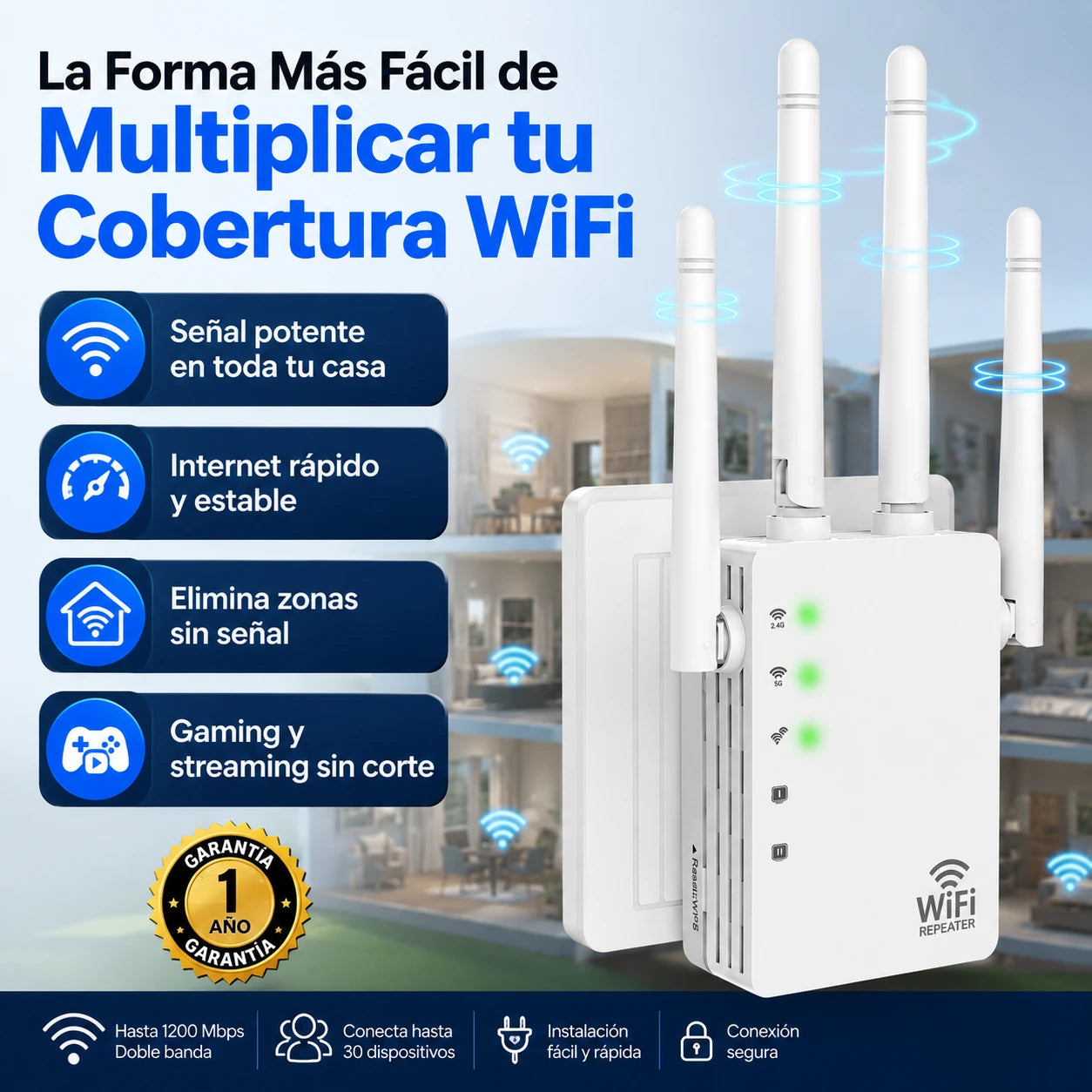 🚀 UltraBoost WiFi - más velocidad y cero cortes de internet 📶