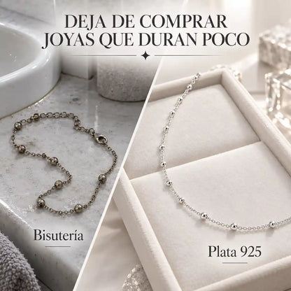 La gargantilla de plata 925 que no se pone verde ni te irrita la piel