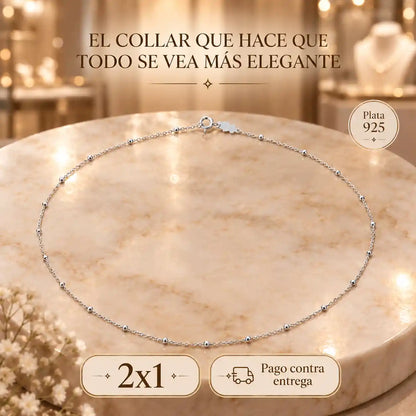 La gargantilla de plata 925 que no se pone verde ni te irrita la piel
