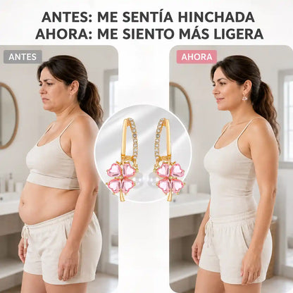 Los aretes que drenan tu cuerpo sin pastillas ni dietas