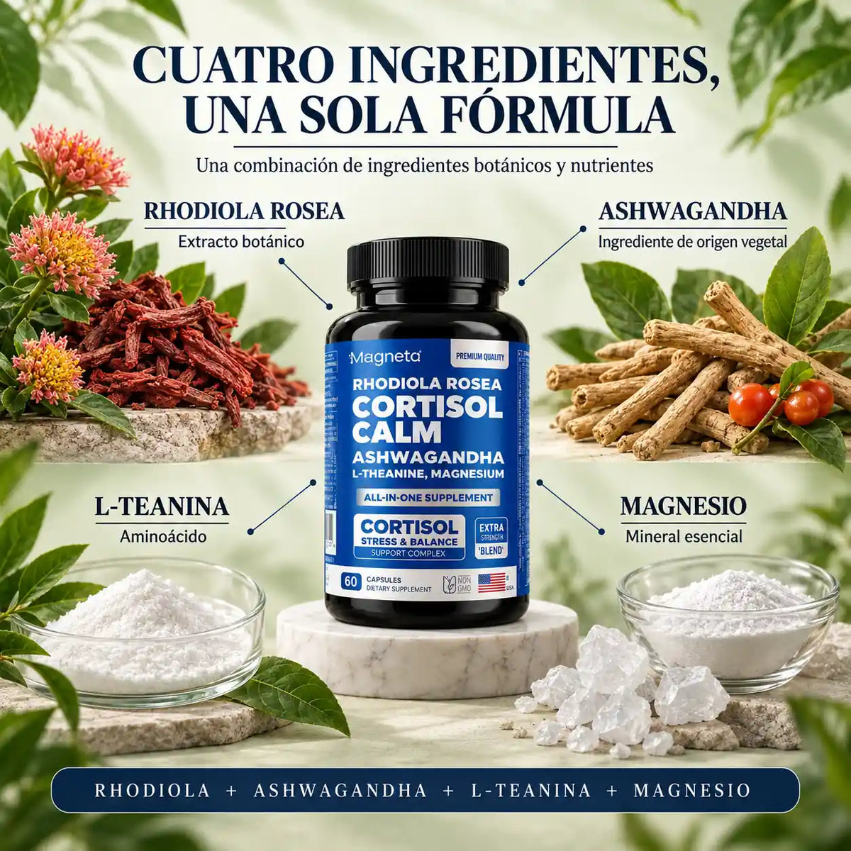 El suplemento que baja tu cortisol y te devuelve la calma de forma 100% natural