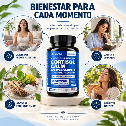El suplemento que baja tu cortisol y te devuelve la calma de forma 100% natural
