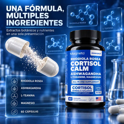 El suplemento que baja tu cortisol y te devuelve la calma de forma 100% natural