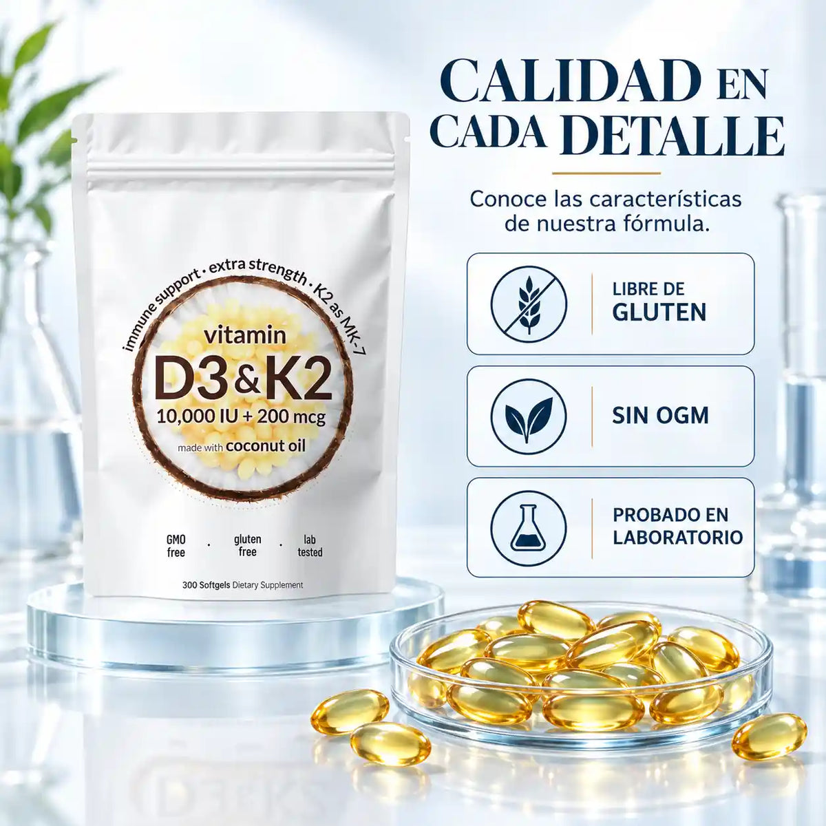 Energía y Huesos Fuertes Otra Vez. Con 1 Cápsula al Día.
