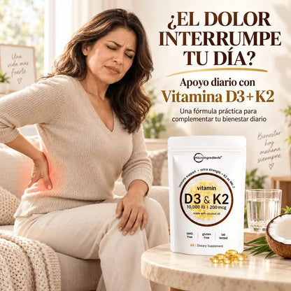 Energía y Huesos Fuertes Otra Vez. Con 1 Cápsula al Día.