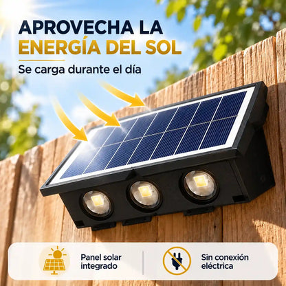 La luz que enciende tu fachada sola, cada noche, sin gastar ni un centavo de electricidad