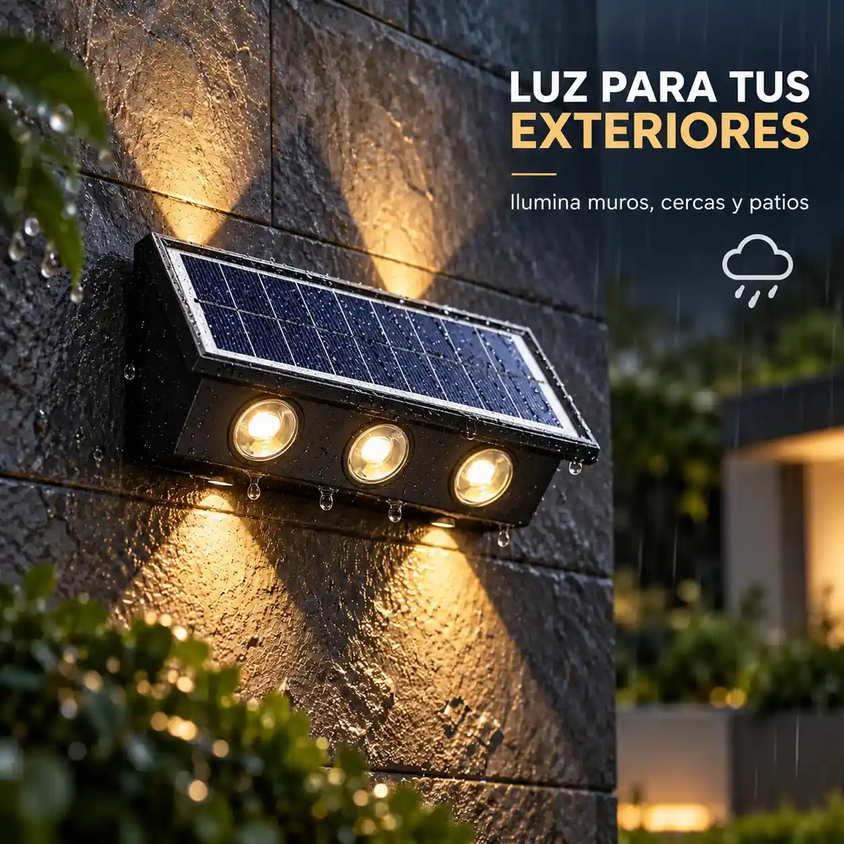 La luz que enciende tu fachada sola, cada noche, sin gastar ni un centavo de electricidad