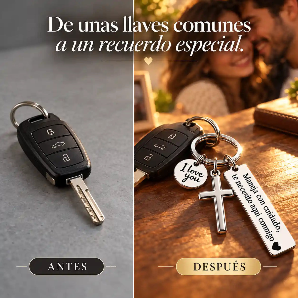Que cada vez que tome sus llaves, recuerde que alguien lo espera en casa
