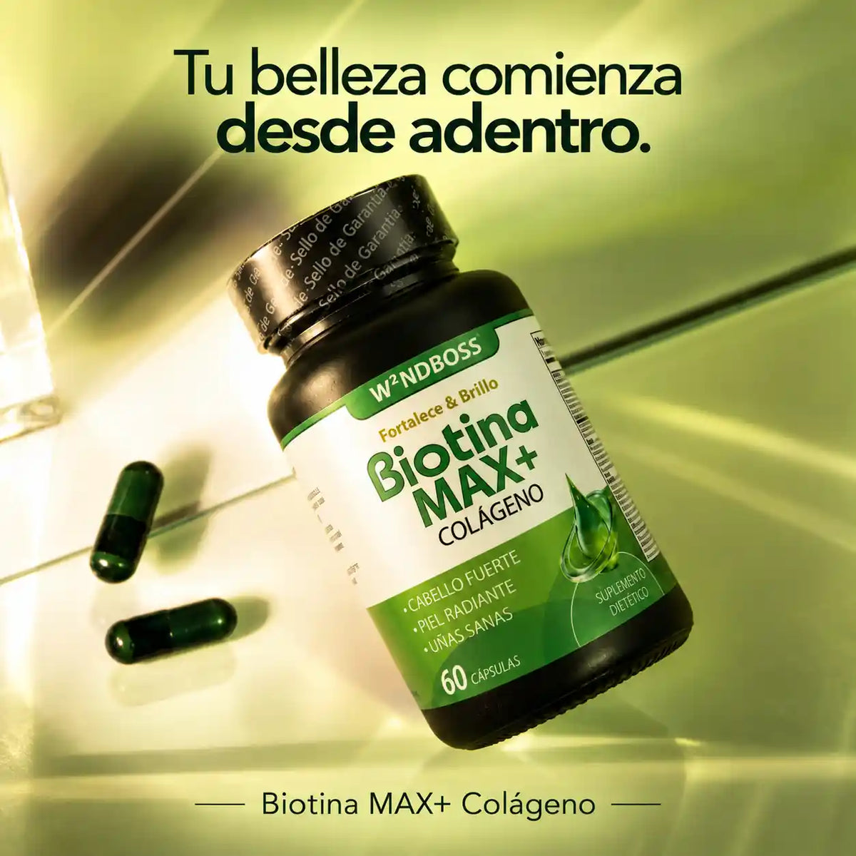 Menos Cabello en el Cepillo. Uñas que Ya No Se Quiebran.