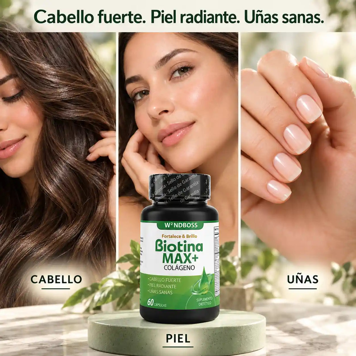 Menos Cabello en el Cepillo. Uñas que Ya No Se Quiebran.