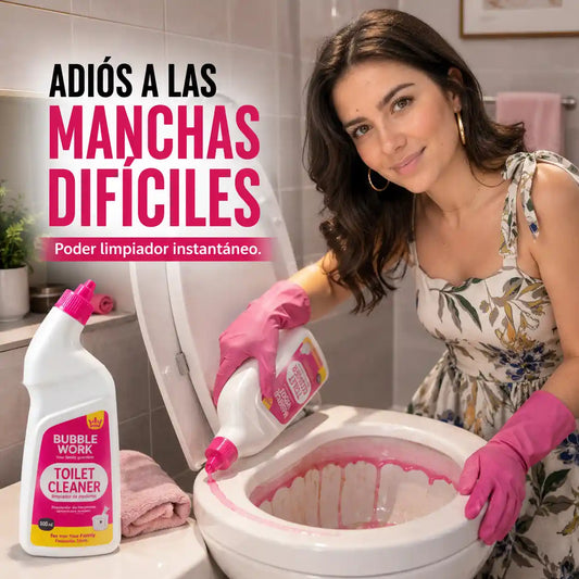 En 10 minutos tu inodoro queda reluciente, sin cal, sin bacterias y sin frotar