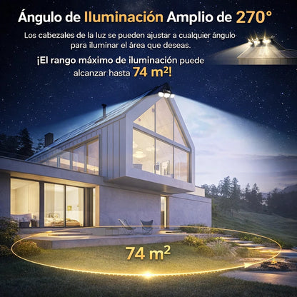🔦 Seguridad automática para tu hogar sin pagar electricidad.