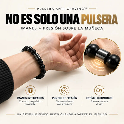 Pulsera Anti-Craving con imanes de neodimio