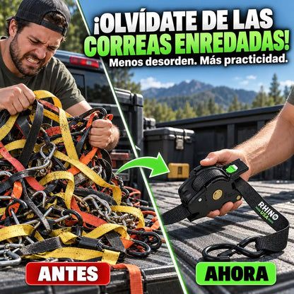 Asegura tu carga tú solo en 10 segundos sin nudos, sin cuerdas sueltas, sin sustos en el camino