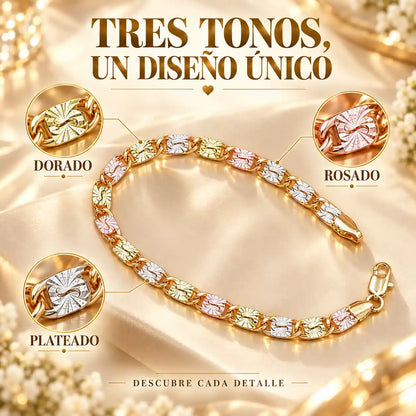Oro de 14k que no se pone verde. Ni con el agua.