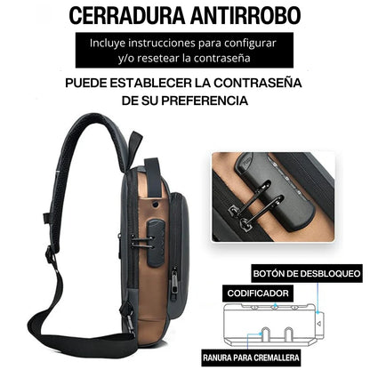 SecureX- Mochila Antirobo USB